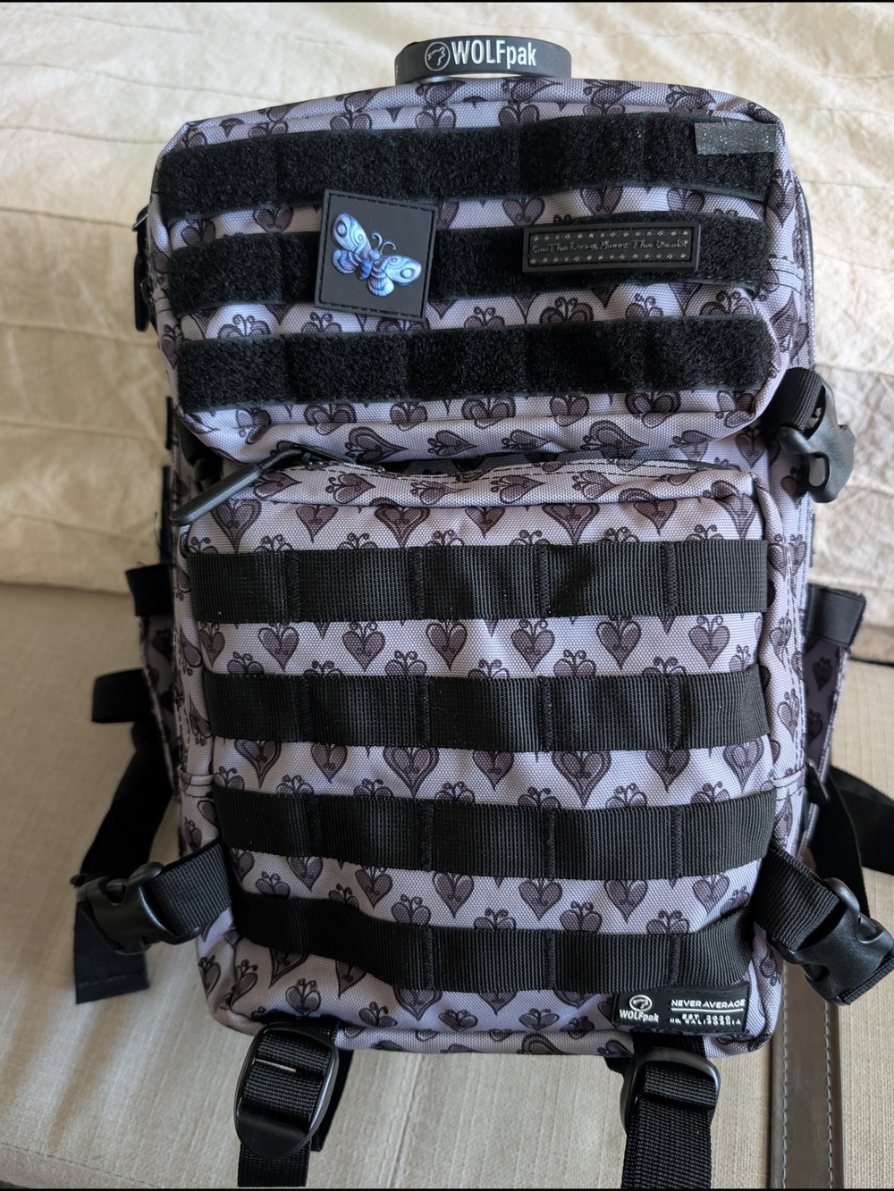 WOLFpak Gray Patterned Tactical Backpack 25L